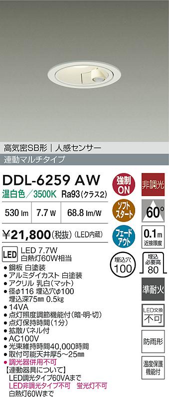 ダイコー（DAIKO）屋外灯 DDL-6259AW