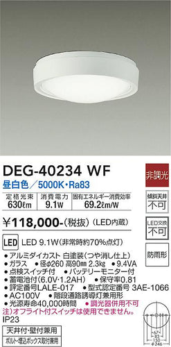 ダイコー（DAIKO）屋外灯 DEG-40234WF