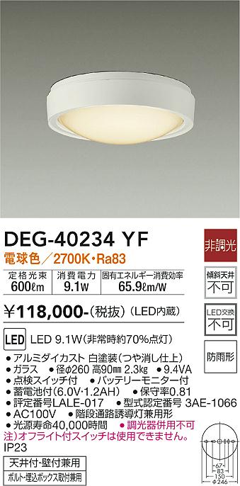 ダイコー（DAIKO）屋外灯 DEG-40234YF