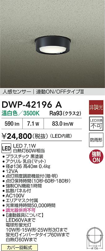 ダイコー（DAIKO）屋外灯 DWP-42196A