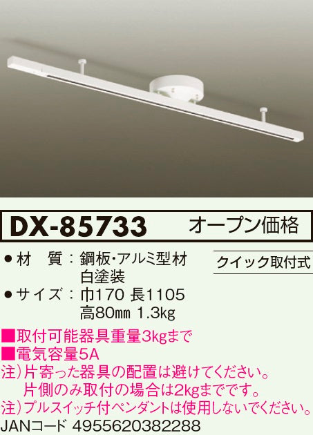 ももグー様　オーダー品 安心のメーカー保証【インボイス対応店】DX85733 大光電機 配線ダクト