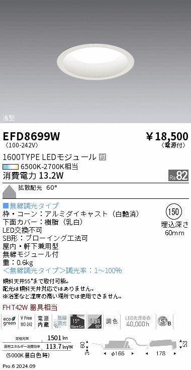 遠藤照明（ENDO）ポーチライト EFD8699W