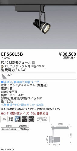 遠藤照明（ENDO）スポットライト EFS6015B