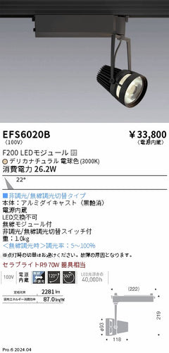 遠藤照明（ENDO）スポットライト EFS6020B
