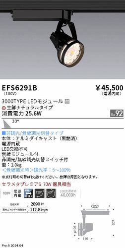 遠藤照明（ENDO）スポットライト EFS6291B