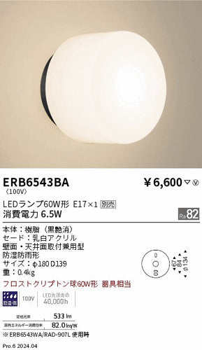 遠藤照明（ENDO）屋外灯 ERB6543BA