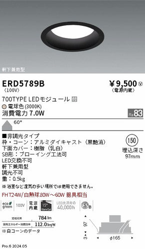遠藤照明（ENDO）ポーチライト ERD5789B