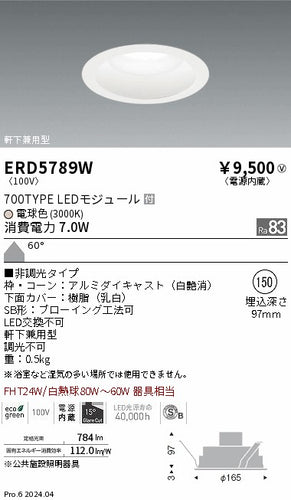 遠藤照明（ENDO）ポーチライト ERD5789W