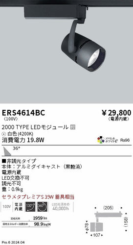 遠藤照明（ENDO）スポットライト ERS4614BC