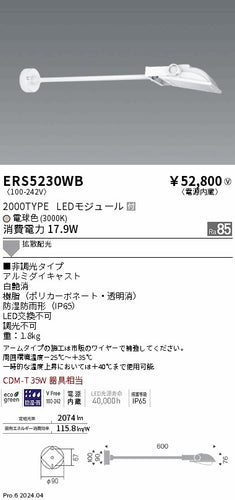 遠藤照明（ENDO）屋外灯 ERS5230WB