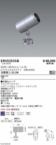 遠藤照明（ENDO）屋外灯 ERS5253SB