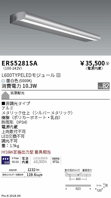 遠藤照明（ENDO）屋外灯 ERS5281SA