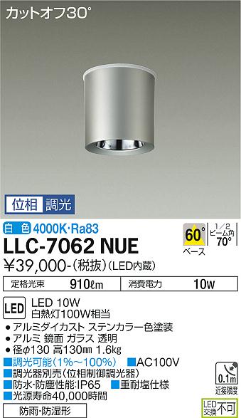 ダイコー（DAIKO）ポーチライト LLC-7062NUE
