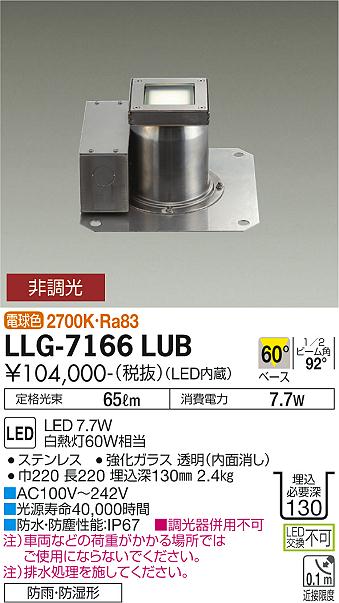 ダイコー（DAIKO）屋外灯 LLG-7166LUB