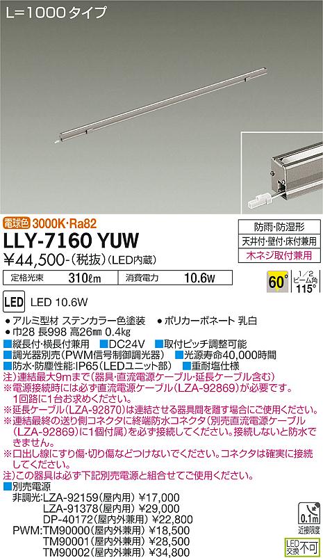 ダイコー（DAIKO）屋外灯 LLY-7160YUW