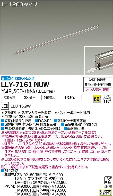 ダイコー（DAIKO）屋外灯 LLY-7161NUW