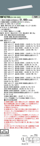 パナソニック（PANASONIC）ベースライト NNF42700LE9