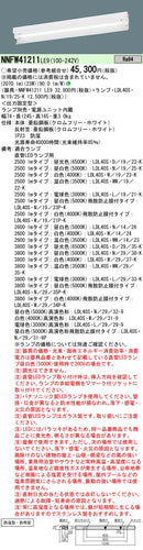 パナソニック（PANASONIC）ベースライト NNFW41211LE9