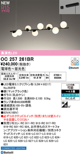 オーデリック（ODELIC）シャンデリア OC257261BR