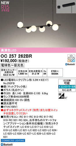 オーデリック（ODELIC）シャンデリア OC257262BR
