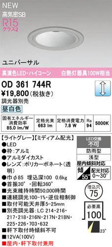 オーデリック（ODELIC）屋外灯 OD361744R