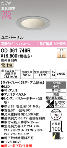 オーデリック（ODELIC）屋外灯 OD361746R