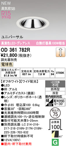 オーデリック（ODELIC）屋外灯 OD361782R
