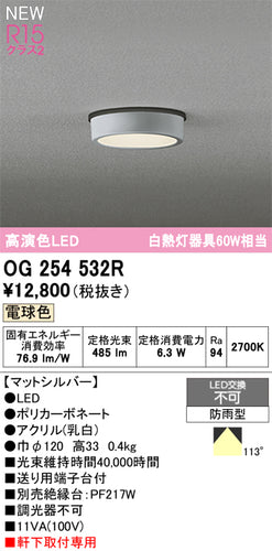 オーデリック（ODELIC）屋外灯 OG254532R