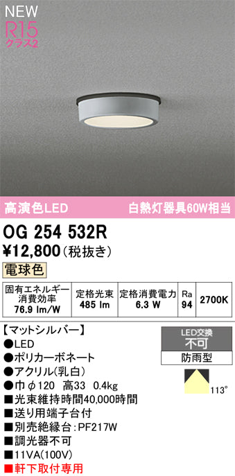 オーデリック（ODELIC）屋外灯 OG254532R