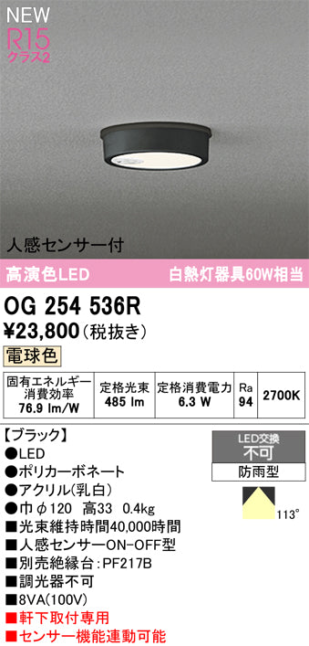 オーデリック（ODELIC）屋外灯 OG254536R