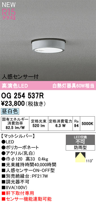 オーデリック（ODELIC）屋外灯 OG254537R