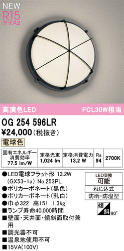 オーデリック（ODELIC）ポーチライト OG254596LR