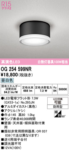 オーデリック（ODELIC）ポーチライト OG254599NR