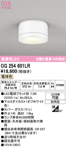 オーデリック（ODELIC）ポーチライト OG254601LR