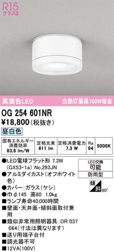 オーデリック（ODELIC）ポーチライト OG254601NR