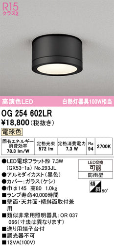 オーデリック（ODELIC）ポーチライト OG254602LR