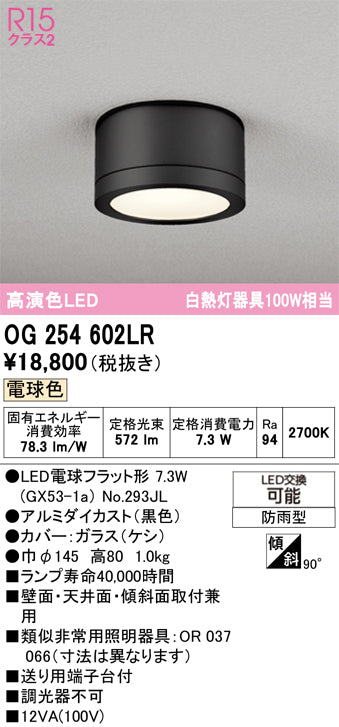 オーデリック（ODELIC）ポーチライト OG254602LR