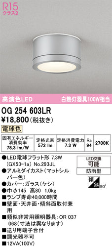 オーデリック（ODELIC）ポーチライト OG254603LR