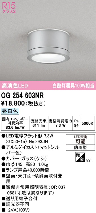 オーデリック（ODELIC）ポーチライト OG254603NR