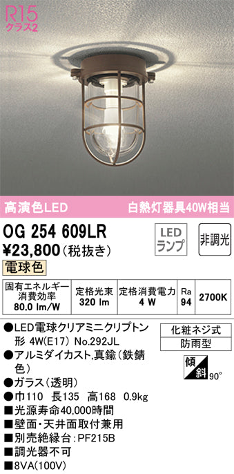 オーデリック（ODELIC）ポーチライト OG254609LR