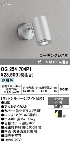 オーデリック（ODELIC）屋外灯 OG254704P1