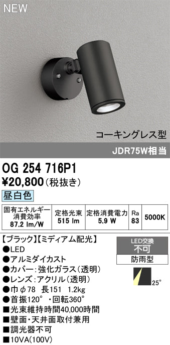 オーデリック（ODELIC）屋外灯 OG254716P1