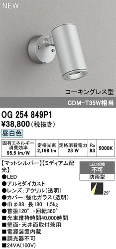オーデリック（ODELIC）屋外灯 OG254849P1