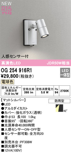 オーデリック（ODELIC）屋外灯 OG254916R1