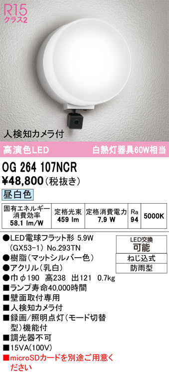 オーデリック（ODELIC）ポーチライト OG264107NCR