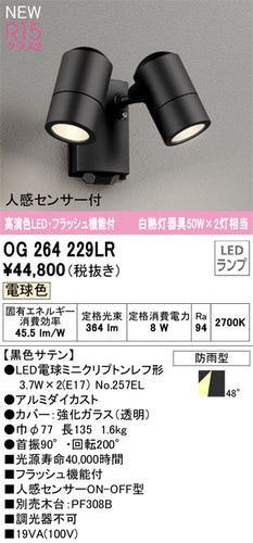 オーデリック（ODELIC）屋外灯 OG264229LR