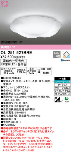 オーデリック（ODELIC）シーリングライト OL251527BRE