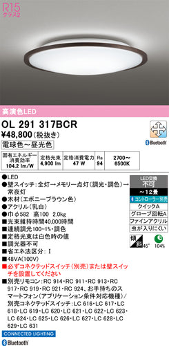 オーデリック（ODELIC）シーリングライト OL291317BCR