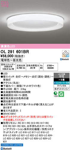 オーデリック（ODELIC）シーリングライト OL291601BR