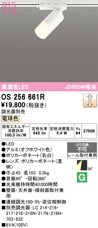 オーデリック（ODELIC）スポットライト OS256661R